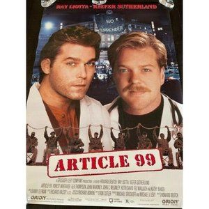 Movie Theater Cinema Poster Lobby Card 1992 Article 99 Ray Liotta Sutherland vtg